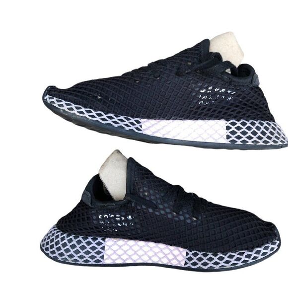 2018 Adidas Deerupt Core Black Clear Lilac Size 6.5 - Picture 2 of 15